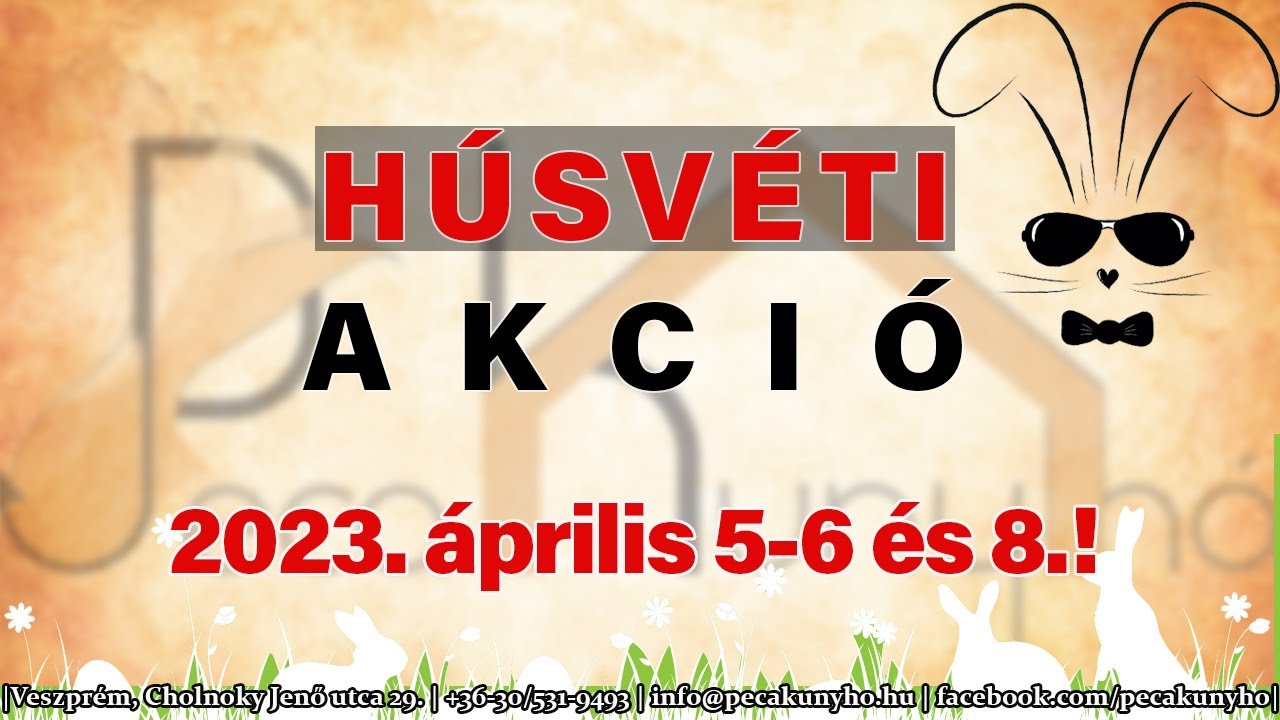 Pecakunyhó ❗AKCIÓ❗- HÚSVÉT