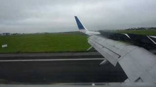 preview picture of video 'Continental Landing at Shannon airport'