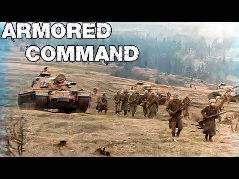 Howard Keel , Warner Anderson | Full Length War , Drama Movie | Colorized | Armored Command English