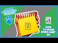 Blue S Clues How To Draw A Speed Limit 80 Sign