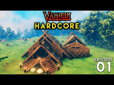 Valheim NEW HARDCORE MODE Series - Episode 1