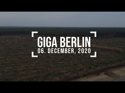 One take - Tesla Giga Berlin - 06 December, 2020 - 4k drone footage