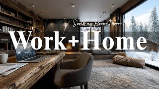 Work From Home ~ Relaxing Winter Jazz Coffee & Soothing Bossa Nova Piano Music for Study, Work