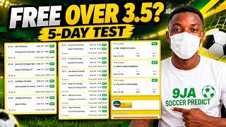 I Tested a Free Over 3.5 Goals Prediction Website for 5 Days