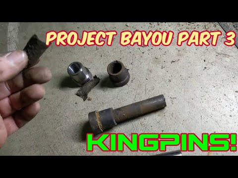 Project 1994 Kawasaki Bayou KLF 220 Part 3 Kingpin Replacement