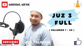 Download lagu MUROTTAL JUZ 3 FULL SODIQULSIFAK IRAMA NAHAWAND mp3