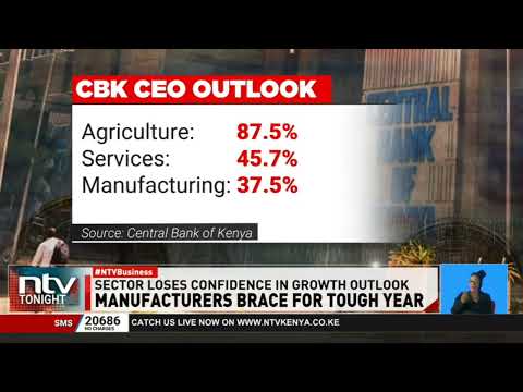 Executives in the manufacturing sector pessimistic about economic growth over the next 12 months