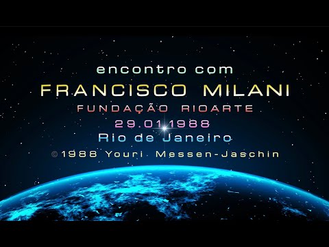 🇧🇷 Encontro com Francisco Milani, Rioarte , Rio de Janeiro 29.01.1988