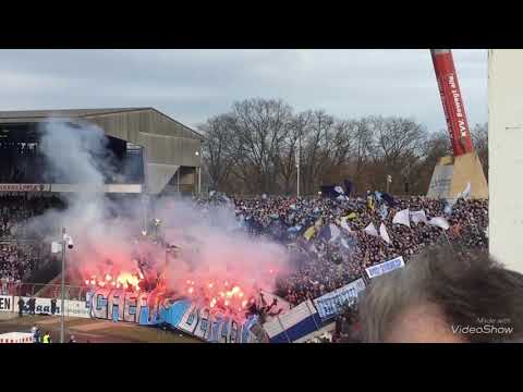 1860 München Pyroshows in Karlsruhe am 25.11.2018