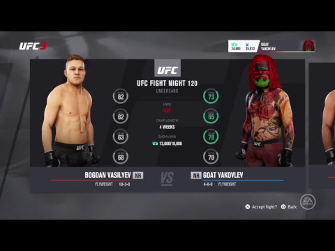 UFC 3 Career Mode Flyweight Part 1