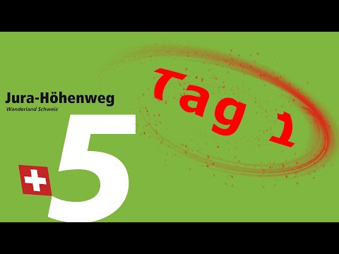 Jura Höhenweg Tag 1