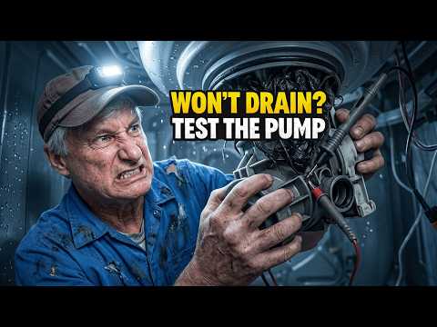 Washer Won’t Drain? How To Test the Drain Pump