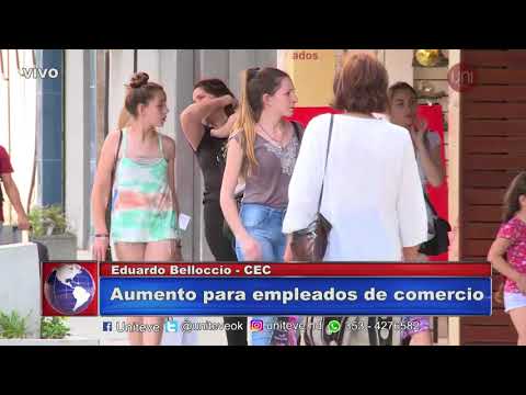 Aumento para empleados de comercio