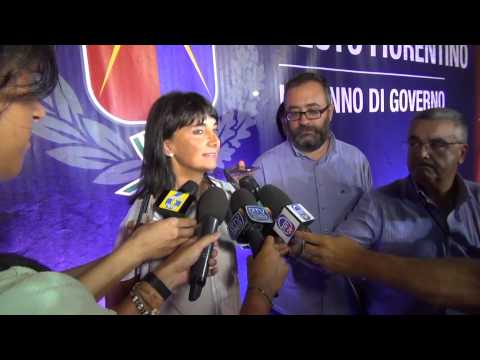 Sindaco Biagiotti in piazza