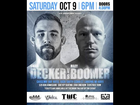 TWC Oct 9 21 RILEY BOOMER VS CHAD DECKER Fight 8
