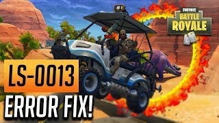 fix error code ls 0013 in fortnite battle royale tutorial - code erreur as 1041 fortnite