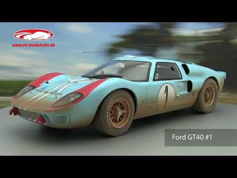 CMR 1:12 Ford GT40 #1 2番目 24h LeMans 1966 Miles, Hulme CMR 1:12 Ford GT40 #1 2番目 24h LeMans 1966 Miles, Hulme