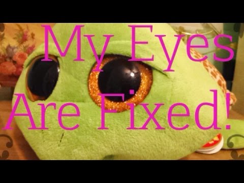 How to Fix your Beanie Boo's Scratched Eyes