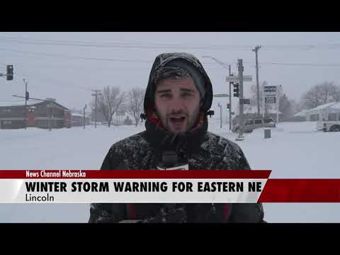 Snowstorm Update From Lincoln, Nebraska