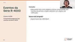 Expert EFD REINF: Série R-4000 (Parte Federal)