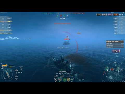 WoWS 0.6.0.1 - Missouri Deletes Yamato 80K Salvo