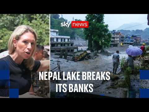 Dammed lake bursts its banks as Nepal flood fears grow