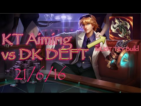 KT Aiming vs DK DEFT [ADC] Patch 12.22 KOREA CHALLENGER | NEW BUILD