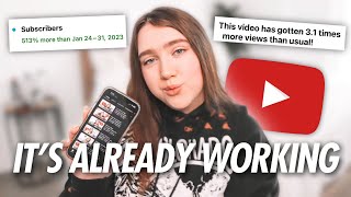 BLUEPRINT For My YouTube Growth Strategy for 2023 (it’s already working!)