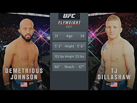 Demetrious Johnson Vs. TJ Dillashaw : UFC 4 Gameplay (Legendary Difficulty) (AI Vs AI) (PS5)