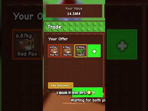 Did this Trade For my 2 RedFoxes and GIANT Raptor 😭 | W or L?