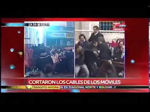 Agresión al presidente de Independiente por la Barra