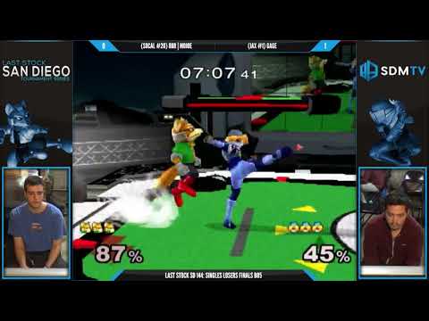LSSD 144 - 8BR | Mojoe (Fox) vs. Gage (Shiek) - Losers Finals - Smash Melee