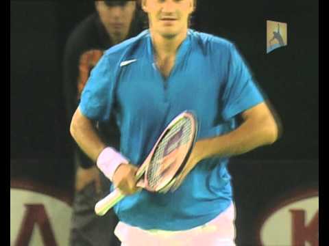 Safin v Federer: 2005 Australian Open Men's Semi Final Highlights