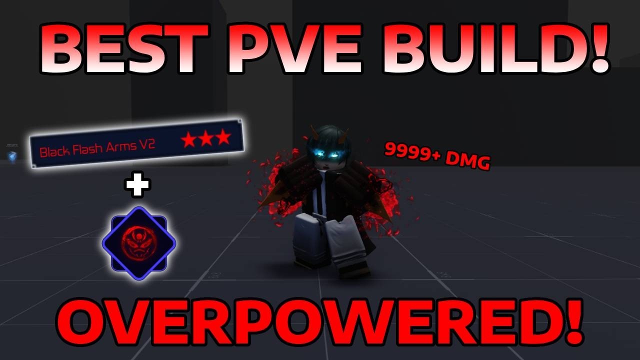 The BEST PvE Build in Jujutsu Infinite! (Black Flash Build)
