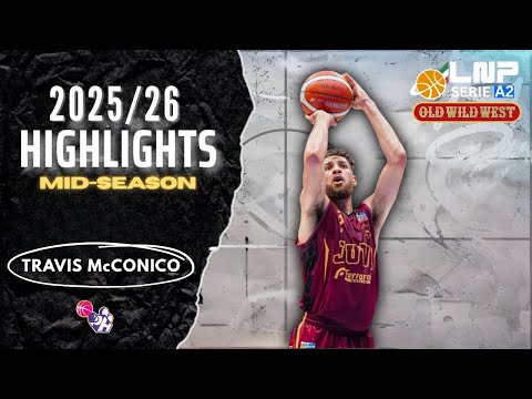 Travis McConico Mid-Season Highlights 2025/26 || Italy Serie A2 ||  JuVi Cremona