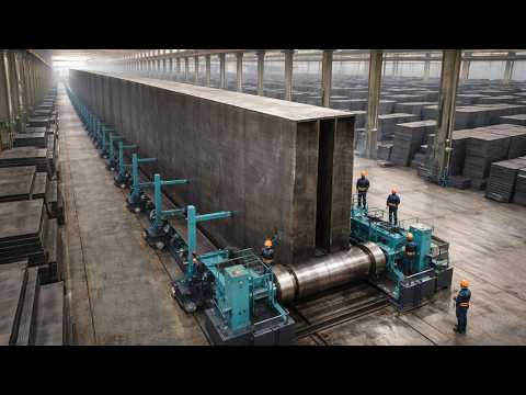 Inside a Massive Steel Factory Like Never Before. Modern Steel Manufacturing & Industrial Technology