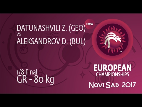 1/8 GR - 80 kg: Z. DATUNASHVILI (GEO) df. D. ALEKSANDROV (BUL), 3-2