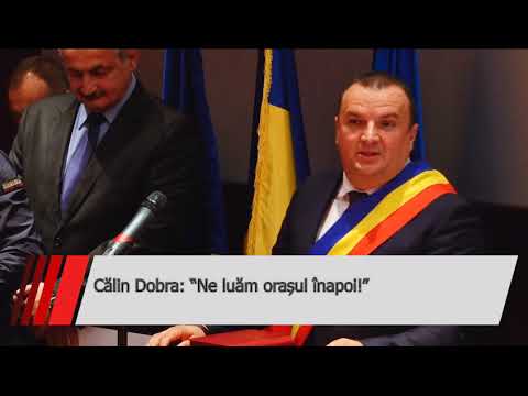 Călin Dobra - Noul primar al Lugojului și-a preluat oficial mandatul