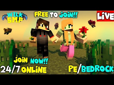Join our Free Minecraft Wilk SMP Now!!