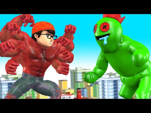 Good Nick Transform Hero Nickhulk vs Giant Rainbow Friends Revenge Best Friend - Scary Teacher 3D
