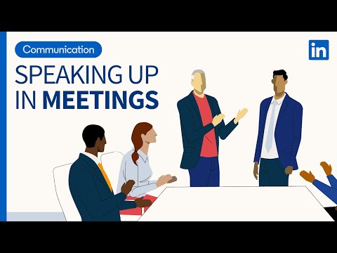 コミュニケーションのヒント - 会議で発言する (Communication Tip - Speaking up in meetings)