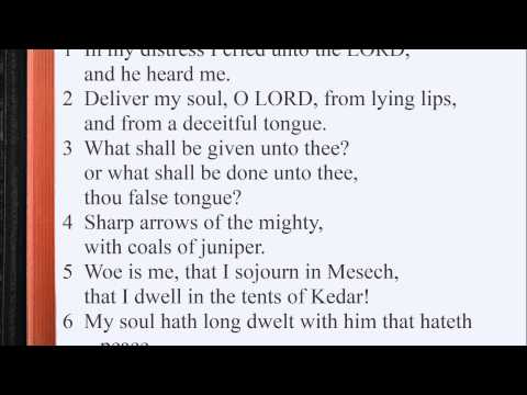 Psalm 120:1-7 ♩♫ KJV Scripture Song [Alternate version], Full Chapter