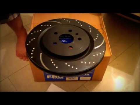 EBC brake rotors kit(slotted and dimpled) - whats inside the box?