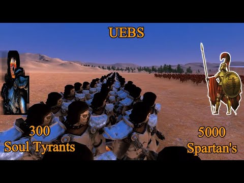 5000 Spartan's vs 300 Soul Tyrants' | Ultimate Epic Battle Simulator |