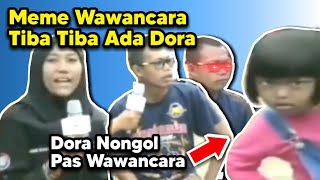 Download lagu Meme Wawancara Ada Dora Masuk Tv #shorts #short #meme mp3