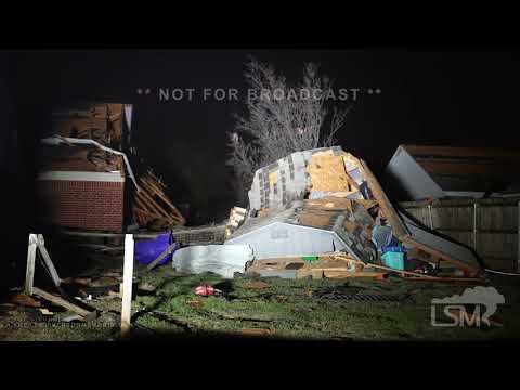 02-26-2023 Norman, OK  - Tornado Damage-Homes and Cars Destroyed-People Picking Up Pieces