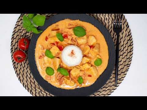 Mediterraner HÄHNCHENTOPF – cremig, leicht & schnell gemacht