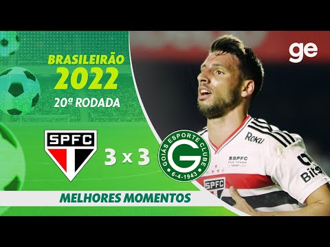 Vídeo / São Paulo 3 x 3 Goiás - Brasileiro 2022!