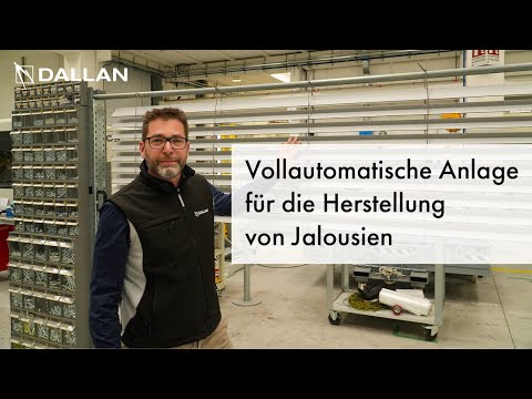 Vollautomatische Anlage für die Herstellung von Jalousien - DALLAN D48
