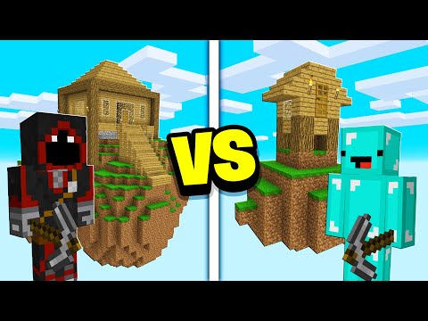 Skeppy - Skeppy vs BadBoyHalo House Build Battle! - Minecraft